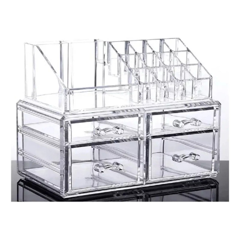 Novel Age Organizador De Maquillajes De Acrílico Con 4 Cajones