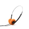 Orange Retro Over-Ear Headphone,Retro Lightweight Earphones,Vintage Feelings Underwire Headphone,Hi-Fi Stereo