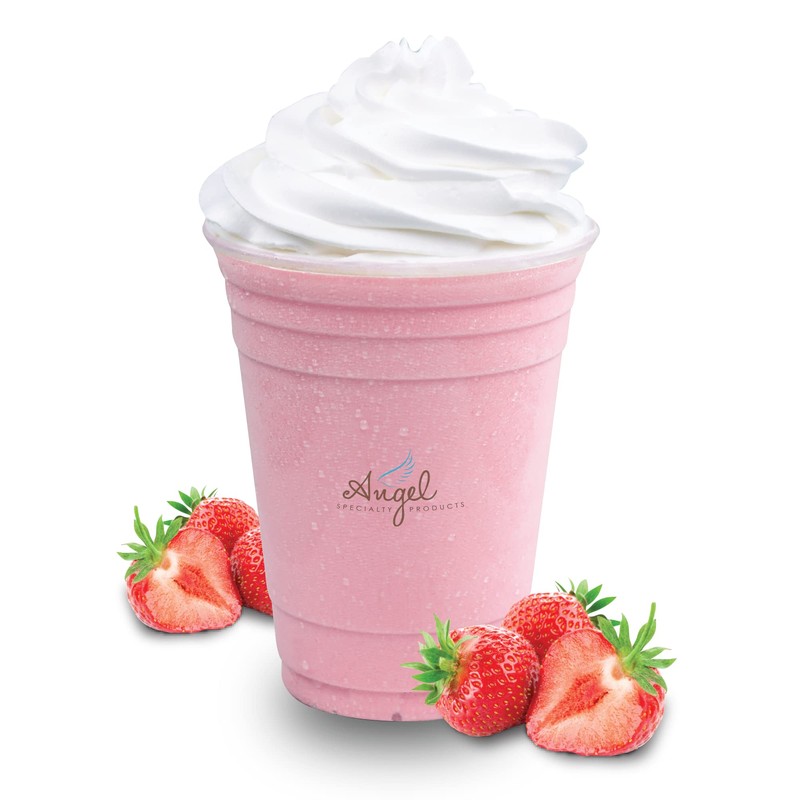 Strawberry Blended Crème Mix (Strawberries N' Cream) by Angel Specialty