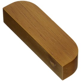 Pine Six Handrail Reinforcement Plate Bauhaus Wood Base End 100 mm For BH – 01mb Medium Brown