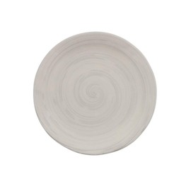 Tableware East Serving Plate, 6.3 inches (16 cm), Swirl Brush, Cream Kt-020