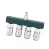 4 Way Air Hose Splitter, T 5 Port Quick Connect