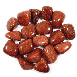 Red Goldstone Tumbled - Healing Stone - Crystal Healing - 20-25mm (1)