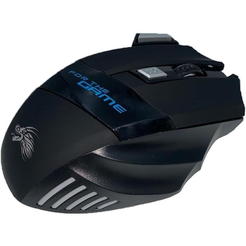 Mouse Gamer Óptico USB Dragón con Luz Led RGB 5500