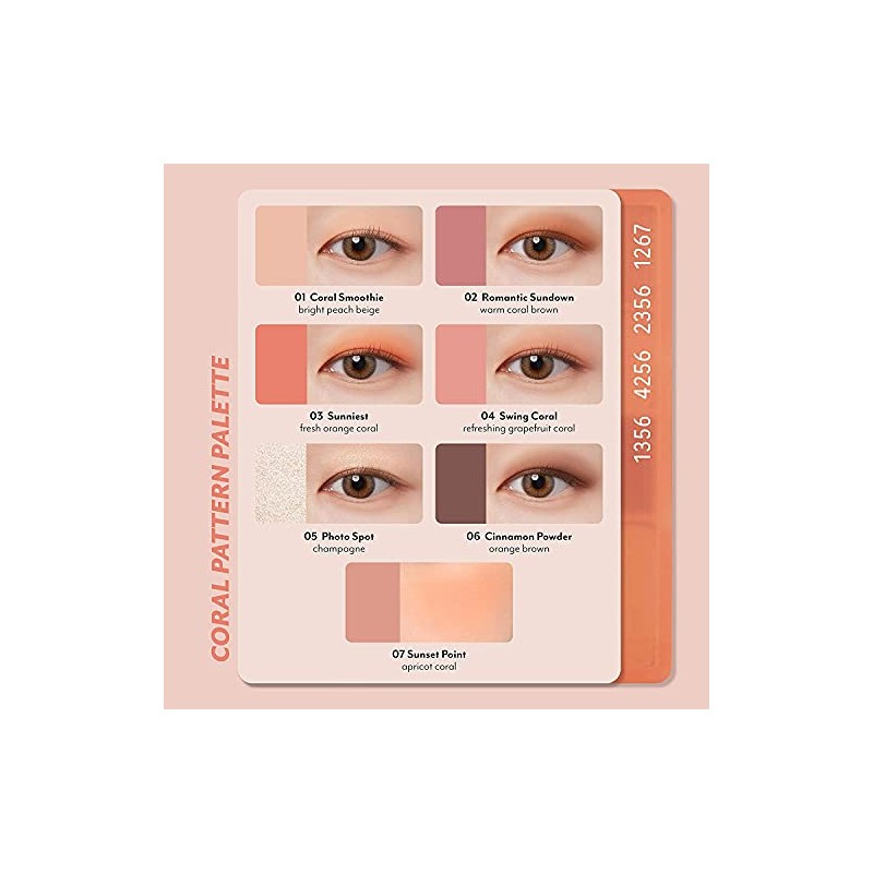Immeme Color Pattern Palette, Coral Pattern