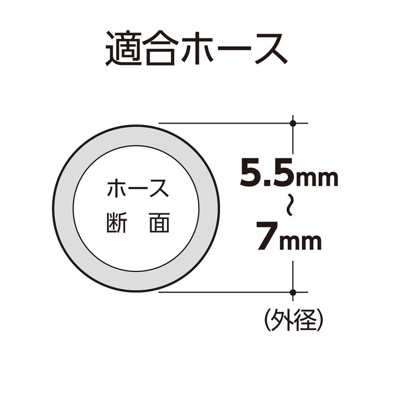 タカギ ホースバンド 【G116】 1PK(2個入)