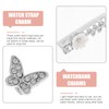 KOMBIUDA 4pcs Watch Strap Charms Decorative Rings Loops for Bands
