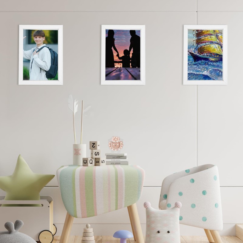 Tobeelec 6 Pack 5.6 x 7.6 Inches Shadow Box Frame,