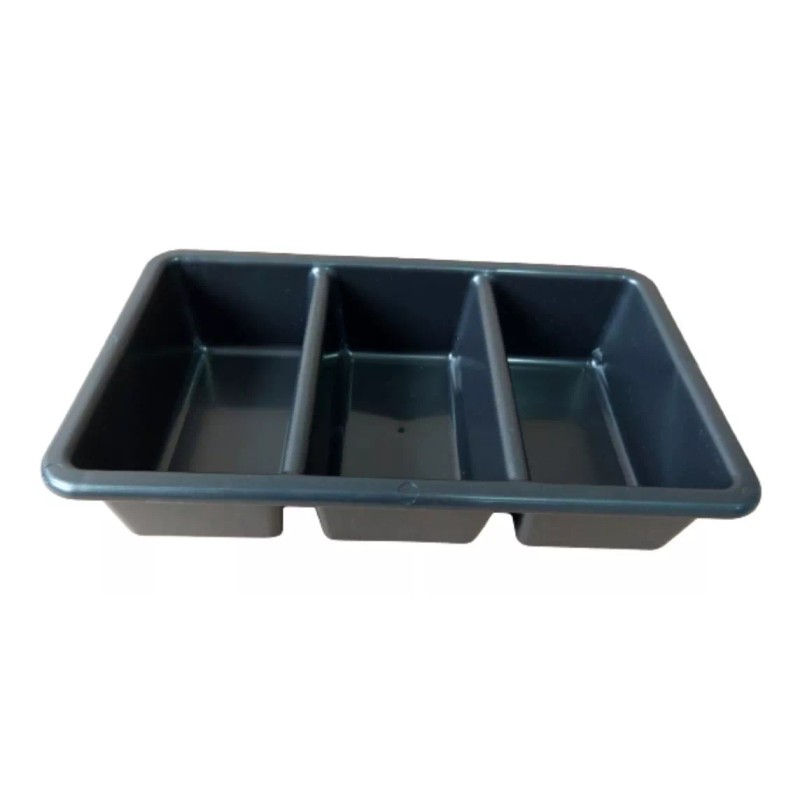plasty Bandeja Multiusos 3 Compartimentos Charola 3 Div Restaurante