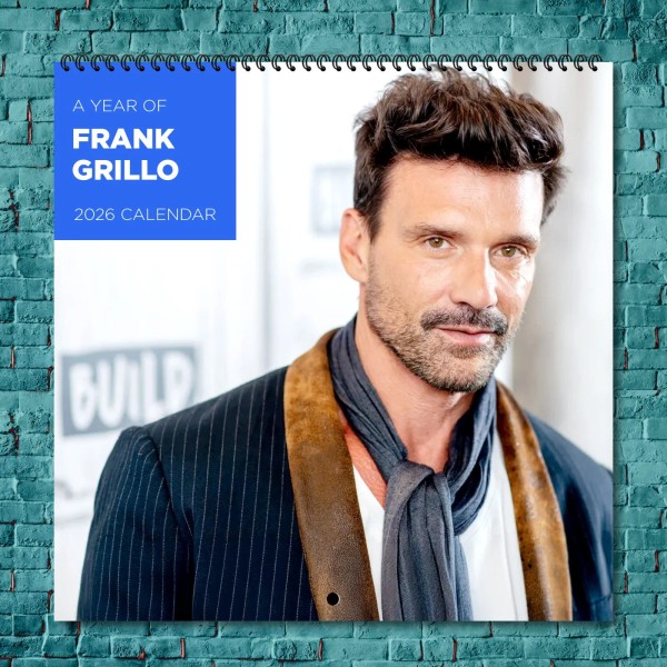 5SECOM Frank Grillo 2026 Wall Calendar 12-Month Celebrity Photo Calendar