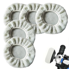 KOLZEMV 5 pieces 10 inch woolen polishing hood set polishing pad polishing pad polishing pad cover polishing sponge car polishing machine polishing cloth car for car polishing machine