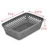 Glad Plastic Storage Basket Set - Multipurpose Drawer Trays, Kitchen