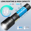 taoquwe Rechargeable LED Flashlights High Lumens, 99,000 Lumen Super Bright