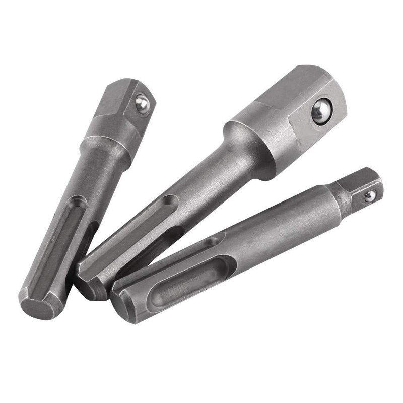 KSTE SDS Plus Set Drill Bit Extension Connection Shank 1/4