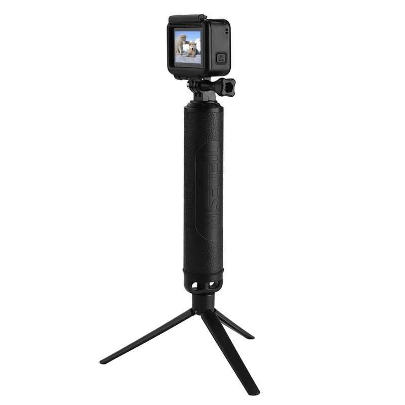 Waterproof Selfie Stick Floating Hand Grip + 3-Way Grip Arm
