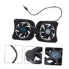SEWACC Portable Foldable Laptop Cooler USB Notebook Cooling Mat with