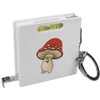 Azeeda 'Toadstool Character' Keyring Tape Measure/Spirit Level Tool (KM00038438)