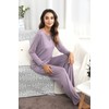 WiWi Bamboo Soft Pajamas Sets for Women Long Sleeve Sleepwear