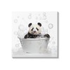 Stupell Industries Panda Bubble Bath Canvas Wall Art by Lazar