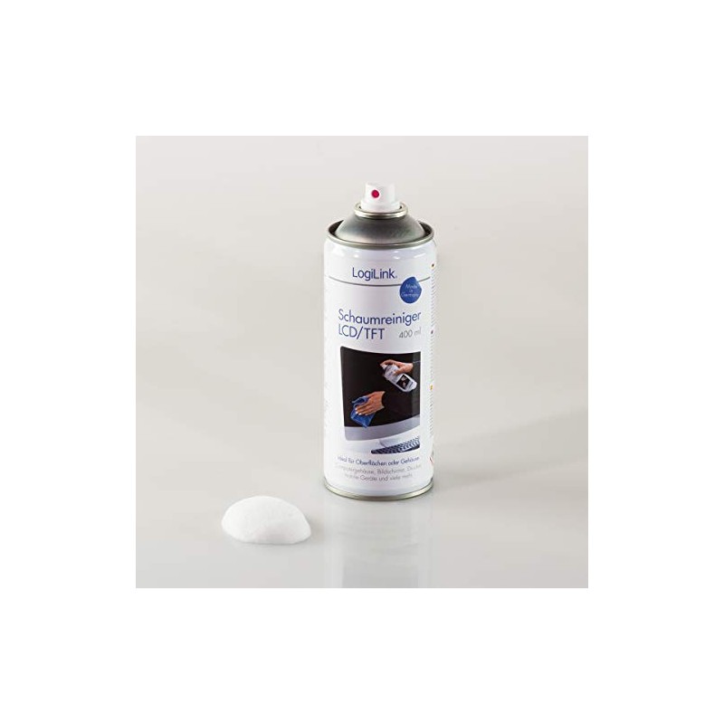 LogiLink RP0012 Schaumreiniger für LCD/TFT Bildschirme, 400 ml
