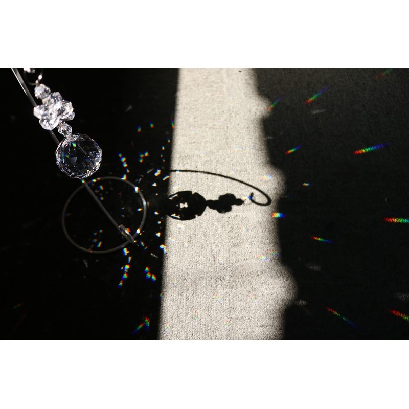 [Asfour] White Urthr Suncatcher with Stand Figurine Asphone Crystal