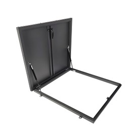 27.56"L x 27.56"W DRKSBesto Galvanized Powder Coated Steel Roof Hatch; Roof Steel Security Door; Roof Access Hatch