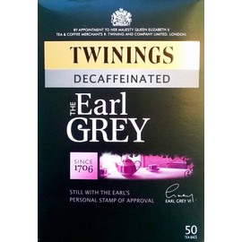 Twinings Earl Grey - Decaffeinated 50 Tea Bags (Pack of 4)