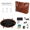 Kattee Vintage Genuine Leather Tote Shoulder Bag for Women Satchel