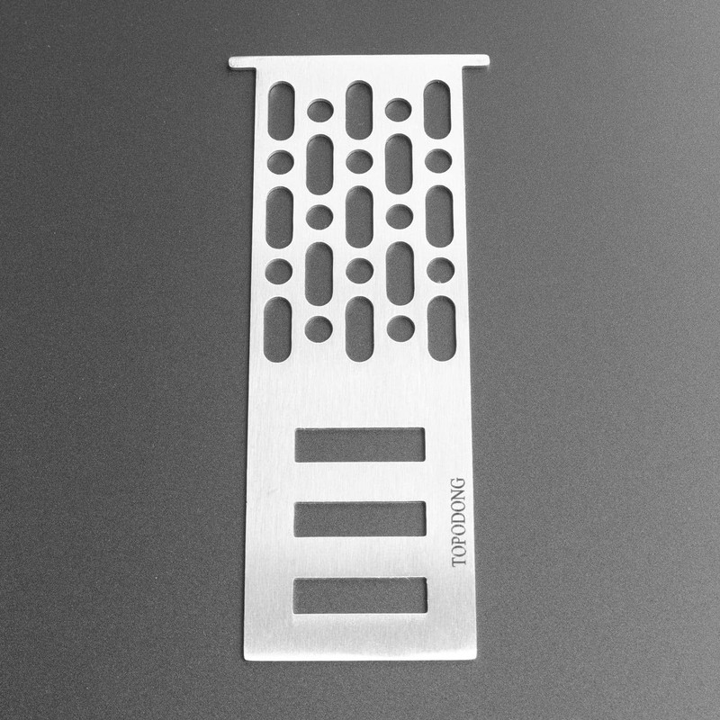 Topodong Snow Peak Flat Burner Extension Plate IGT Stainless Steel