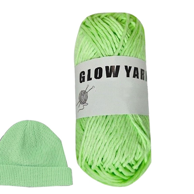 Luminous Yarn for Knitting | 76Yd Yarn Spool Roll for