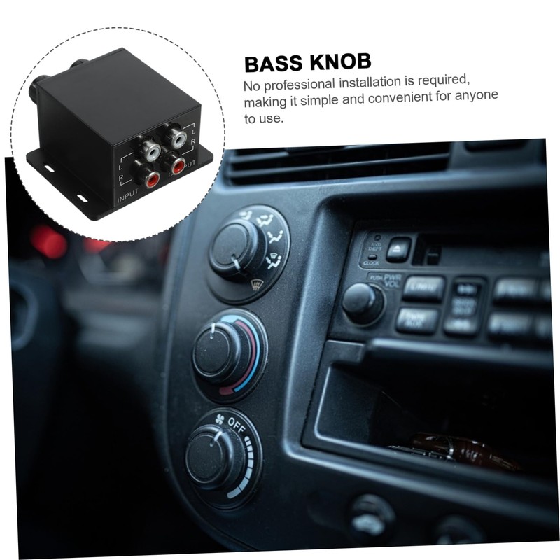 ULTECHNOVO Car Audio Amplifier Adjustable Bass Knob Level Controller Your