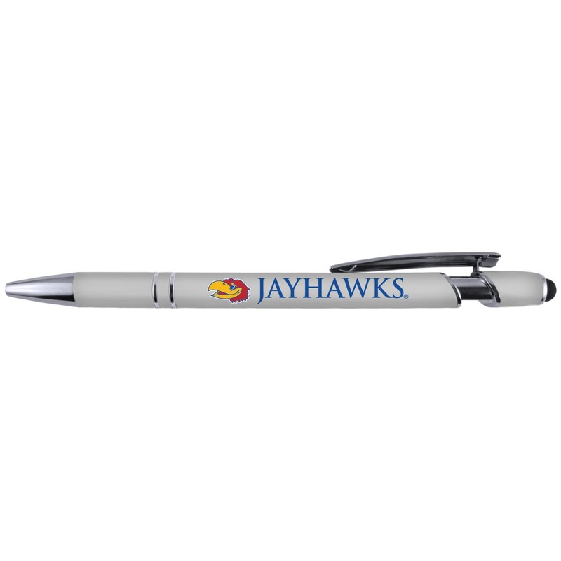 Kansas Jayhawks Comfort Coated Stylus ballpoint Pen 6 Pack 30518