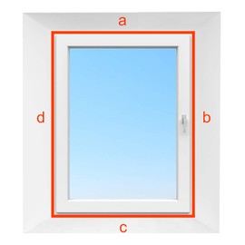 HOOMEE VP Window Seal for Mobile Air Conditioners, with Attached Hose Extension, for Single-Leaf Windows with Wide Window Sills and Deep Built-in Casement Windows, Old Building Flats, 300 cm