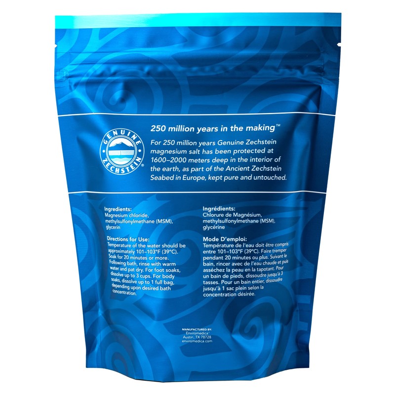 Ancient Minerals Magnesium Bath Flakes Ultra with OptiMSM – Pure