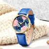 BOSHIYA Women's Watch Leather Strap Simulation Classic Quartz Waterproof Casual