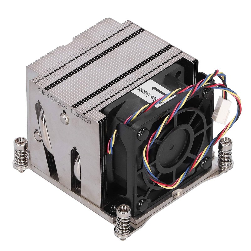 CPU Heat Sink, 2U Active Computer Cooling Fan 4-pin PWM