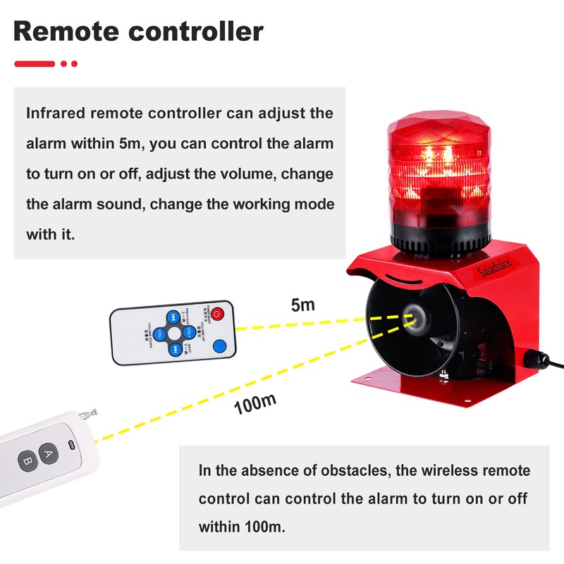 Industrial Strobe Alarm Outdoor Alarm Siren and Strobe SF512 Emergency