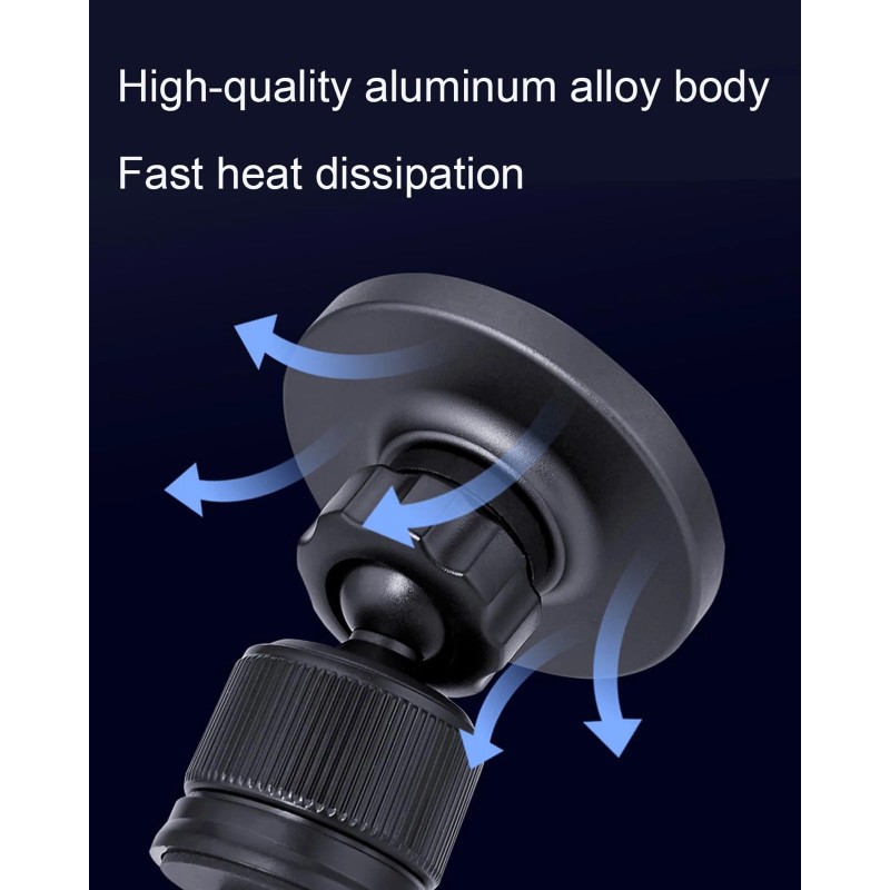 wincar for Chevy Equinox Phone Mount 15W Fast Wireless Charger