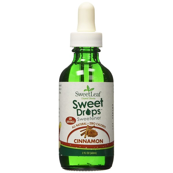 Sweet Leaf Liquid Stevia Sweetner, Cinnamon - 2 oz - Liquid