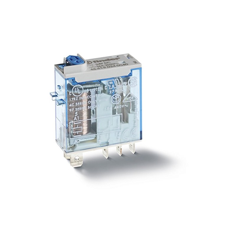 FINDER 46.61.9.024.0074 16 AMP, 24 VDC Coil, Agni Contact, Double