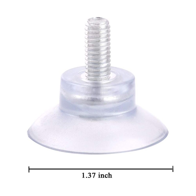 KINMAD 10 Pcs M8x13mm Rubber Strong Suction Cup Screw with