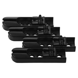 Parliky 4pcs Bass Guitar Bridge Saddles Replacement Set for Electric Bass Saddle Bridge