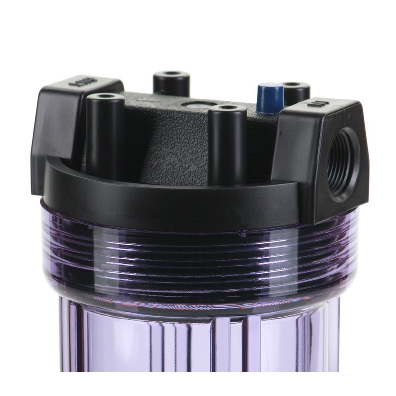 Hydronix HF5-10CLBK34PR Water Filter Housing 10" RO, Whole House, Hydroponics
