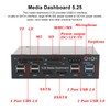 Media Dashboard 5.25in USB3.0 5Gbps Transmission LED Indicator Support M2