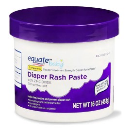 Crema Rozaduras Bebé Equate Diaper Rash Paste 453g Óxido Zinc