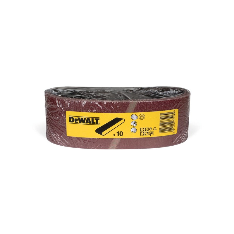 DeWalt DT3301-QZ Sanding Belt, One Size, Set of 10 Pieces