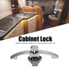 Knob Latch Lock with Handle RV Cruise Ship Wall Cabinet