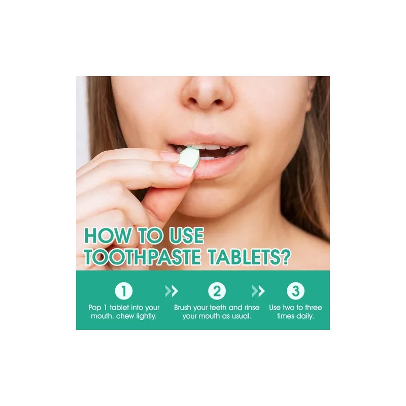 Toothpaste Tabs Generic 150 Nano Hydroxyapatite Tablets