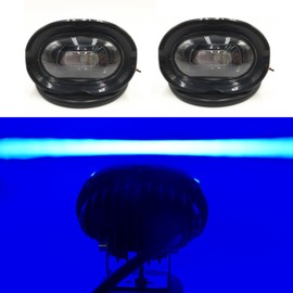 Fuguang LED Forklift Lights Blue Straight Line Forklift Safety Light Warehouse Working Area Warning Lights(Blue 2 Pack)