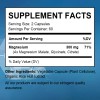 Complejo Triple Magnesio, 300mg de Glicinato de Magnesio, Malato, Citrato